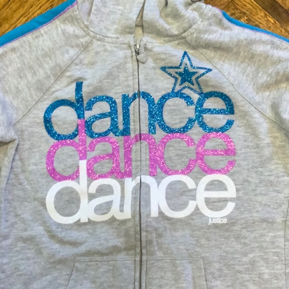 Glitter DANCE hoodie